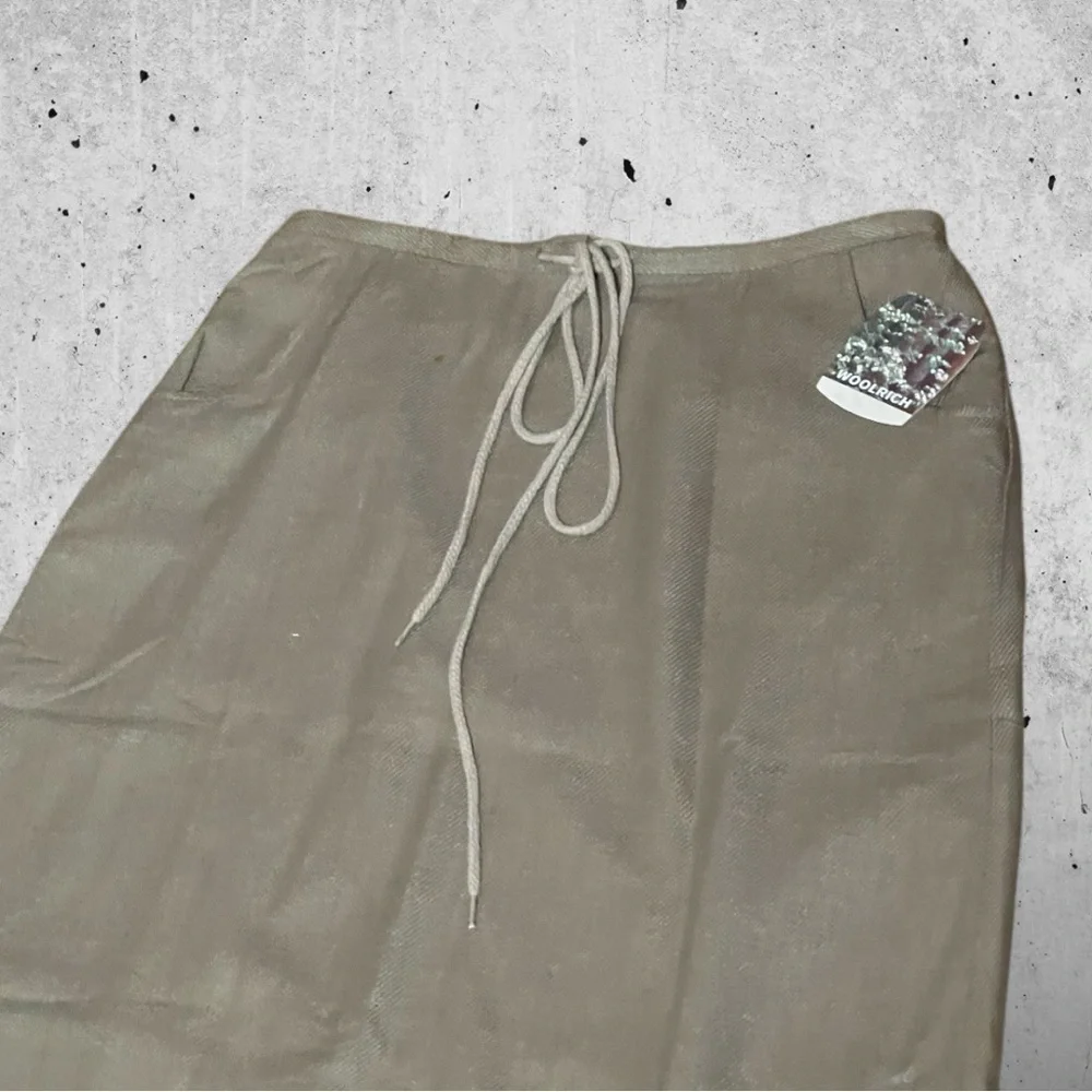 Woolrich NWT Skirt Size 12 Long Modest Style Pockets Tribal Aztec Print Brown
